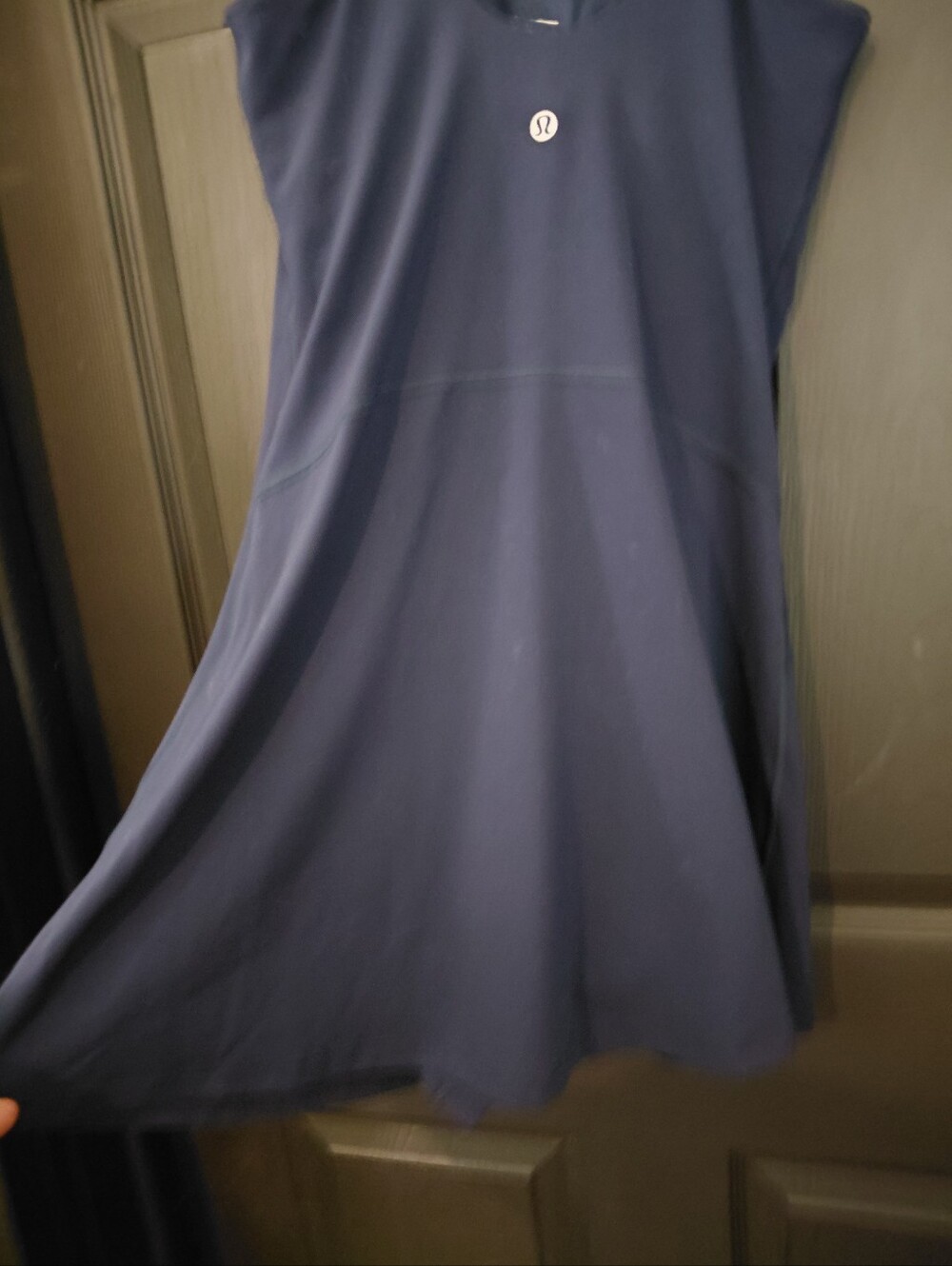 Lululemon Sz. 4 True Navy Align High-Neck Dress Light Support, A/B Cup - Picture 12 of 15